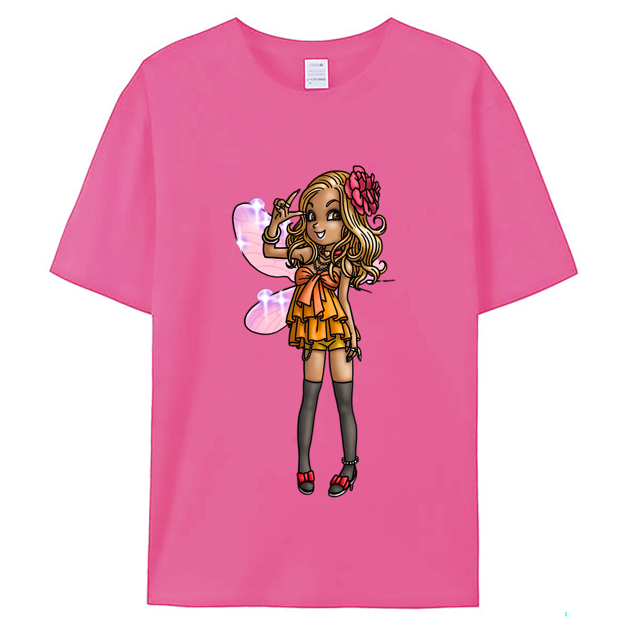 （画像用） ドラゴンクエスト Doragon Kuesuto Dragon Quest レディースカジュアルプリントTシャツ（綿100％）